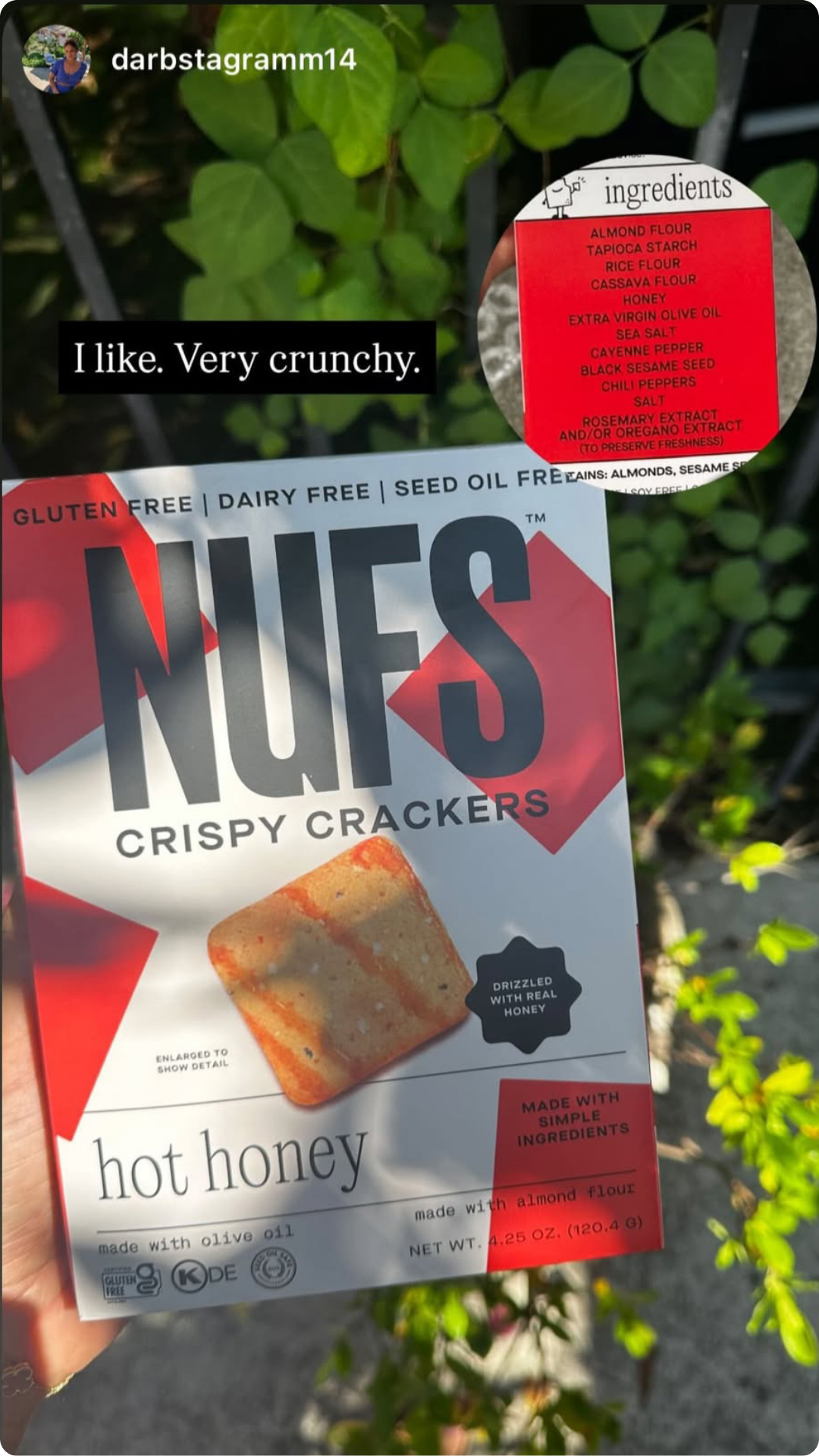 NUFS - Gluten Free & Seed Oil Free Crackers